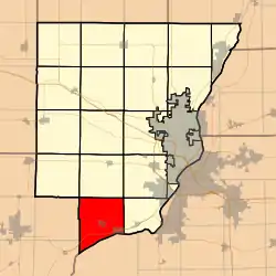 Location in Peoria County