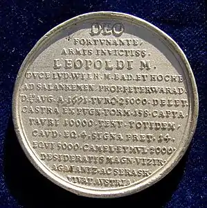 reverse of the medal