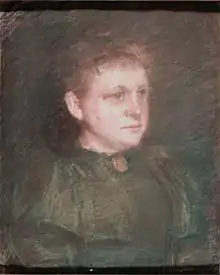 Portrait of Marie Tannæs (1892), by Signe Scheel