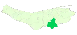 Location of Savadkuh County in&nbsp;Mazandaran&nbsp;province
