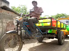 Motorised meen body vandi