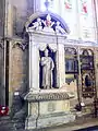 The memorial to Lamplugh in the south choir aisle at York Minster