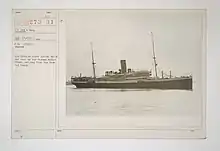 B&W picture of a ship