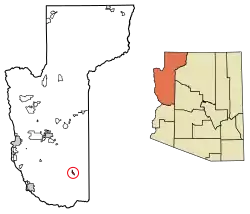 Location in Mohave County, Arizona