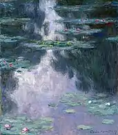 Claude Monet, Water Lilies (Nympheas) (1907), 92.1 × 81.2&nbsp;cm.