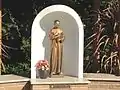 Monument of Michael J. McGivney at the Church of the Ascension in Saratoga, California, U.S.