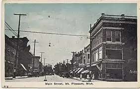 Main Street, looking south, c. 1923