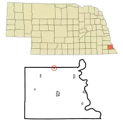 Location of Julian, Nebraska