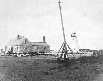 The original, 1793 tower.U.S. Coast Guard photo