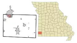 Location of Shoal Creek Drive, Missouri