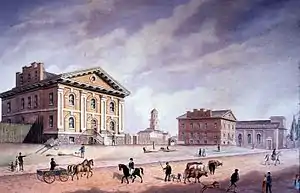 North side of King Street from Toronto to Church Streets 1835