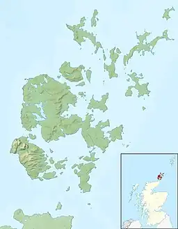 Scapa Flow is located in Orkney Islands
