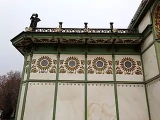 Detail of the Karlsplatz station (1894–99)