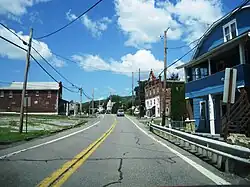 PA 946 westbound in Danielsville