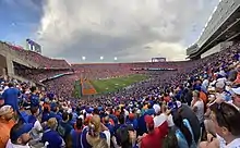 Panorama shot during Florida's 2022 season-opening win vs. Utah