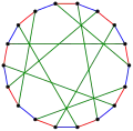 The chromatic index of the Pappus graph is&nbsp;3.