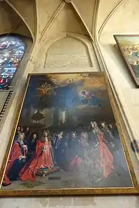 "Ex Voto to Saint Genevieve" by Nicolas de Largilliere (1696)