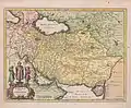 Persia Sive Sophorum regnum Old map Persia Merian 1638