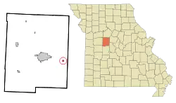 Location of Smithton, Missouri