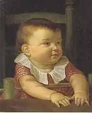 Otto Sigismund Runge in a Folding Chair (1805), 40 x 35.5&nbsp;cm.,