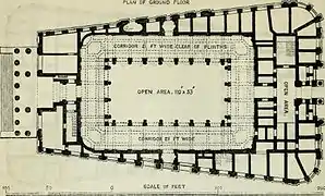 Plan of the ground floor