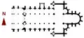 Floor plan of Notre-Dame of Dijon
