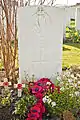 Gravestone of John Condon at the Poelcapelle British Cemetery&nbsp;[nl]