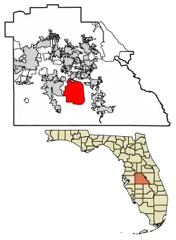 Location in Polk County, Florida