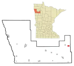 Location of Gully, Minnesota