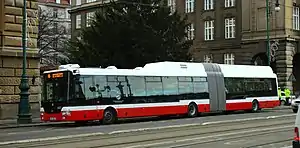 Low-floor articulated city bus SOR&nbsp;NBH&nbsp;18