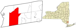 Location of Putnam Valley in New York
