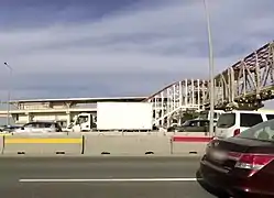 Ras Abu Fontas station under construction in 2017.