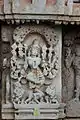 Relief of Hindu deity in the Mallikarjuna temple at Basaralu