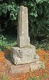 Cross 15&nbsp;m north of St Peter's Church
