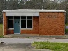 The now-defunct post office (ZIP code: 36872) at River View, Alabama.
