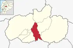 Pelileo Canton in Tungurahua Province