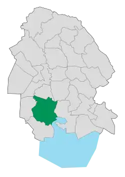 Location of Shadegan County in&nbsp;Khuzestan&nbsp;province