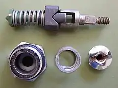 Sherwood J-valve components of the reserve mechanism