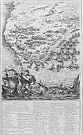 The Siege of La Rochelle, plate 1.