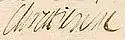 Christine of France's signature