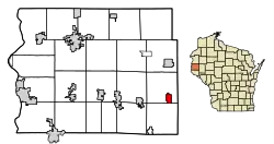 Location of Wilson in St. Croix County, Wisconsin.