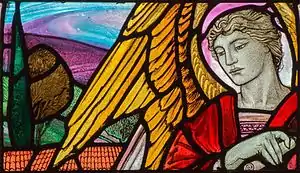 Part of The Annunciation.