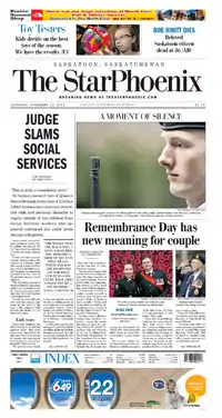 Front page — November 12, 2011