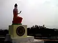 Statue of Buddha at Dammagiri in Duvvda