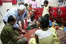Stephen OBrien visits survivors of acid attacks in Bangladesh
