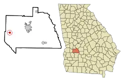Location in Sumter County, Georgia