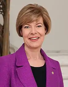 Junior U.S. Senator Tammy Baldwin (United States Senate Democratic Conference Secretary)