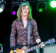 Performing with the Darkness at Rock am Ring 2018