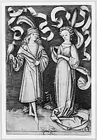 The Falconer and the Lady, from the series Scenes of Daily Life