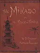 The Mikado Chappell Vocal Score cover (c.1895)